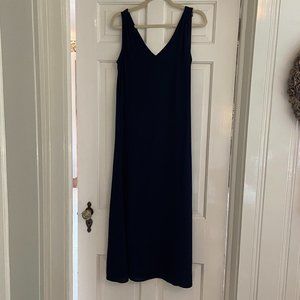 J. Crew Navy Maxi Dress